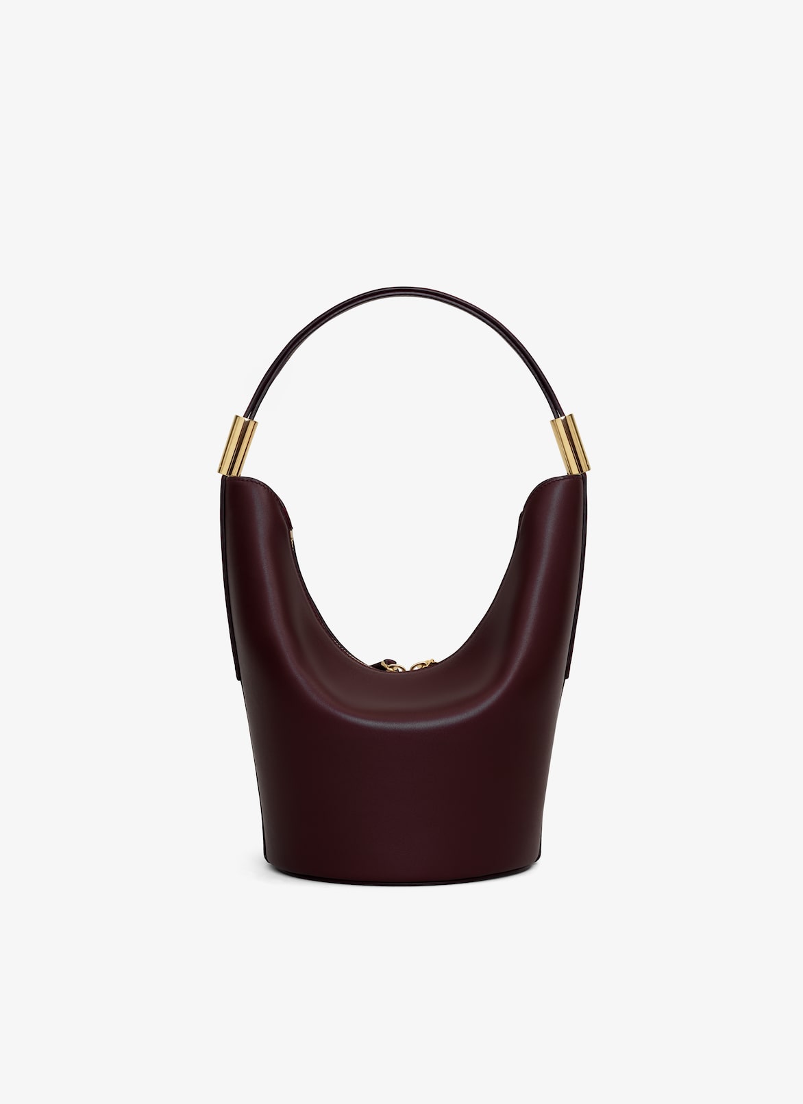 SHAPE SMALL BAG IN SUEDE GOATSKIN AND CALFSKIN ALAÏA GARNET RED SHAPE SMALL BAG IN SUEDE GOATSKIN AND CALFSKIN